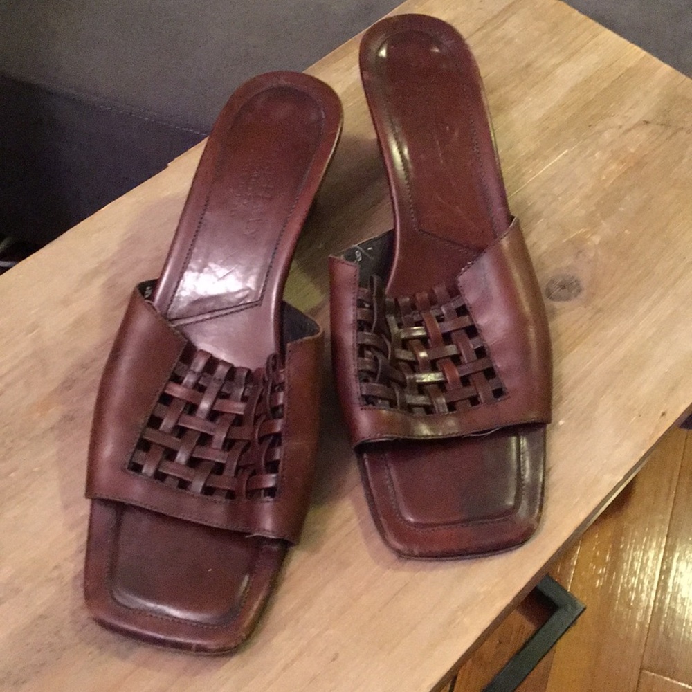 Cole Haan brown leather sandals | size 8